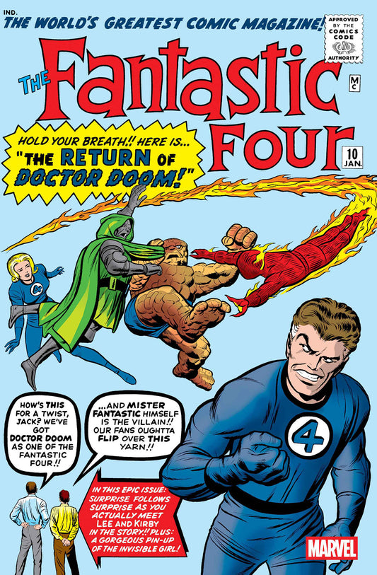 FANTASTIC FOUR #10 FACSIMILE EDITION - 10/8/25 - Release Date:  10/8/25