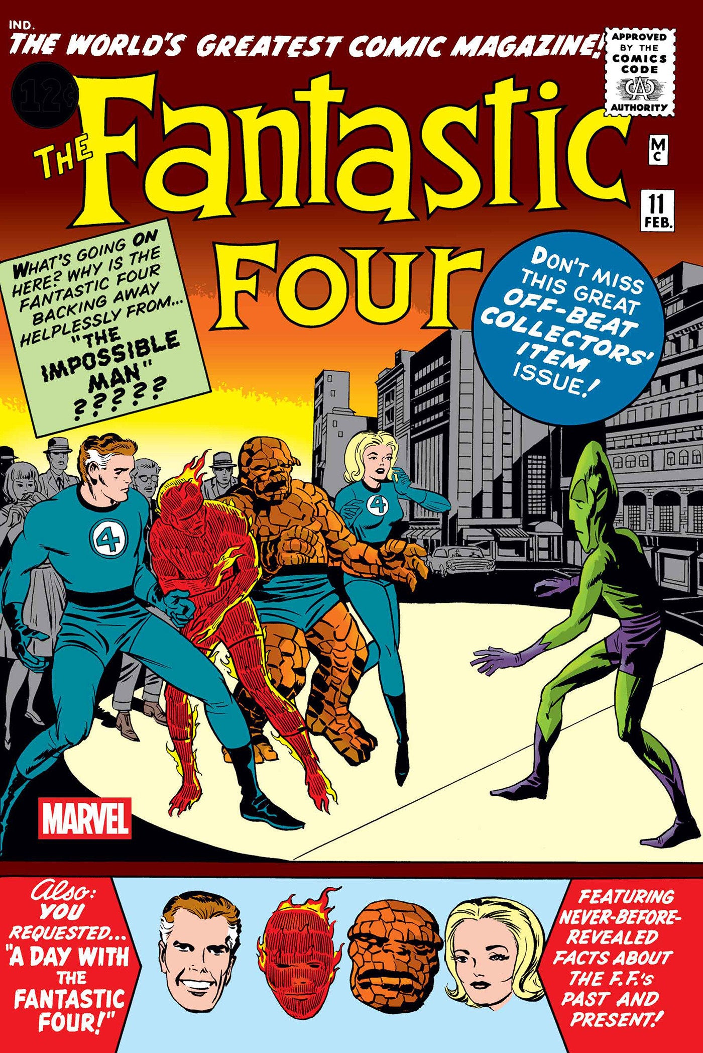 FANTASTIC FOUR #11 FACSIMILE EDITION FOIL VARIANT ISBN: 75960621076301121 - Release Date: 11/12/25