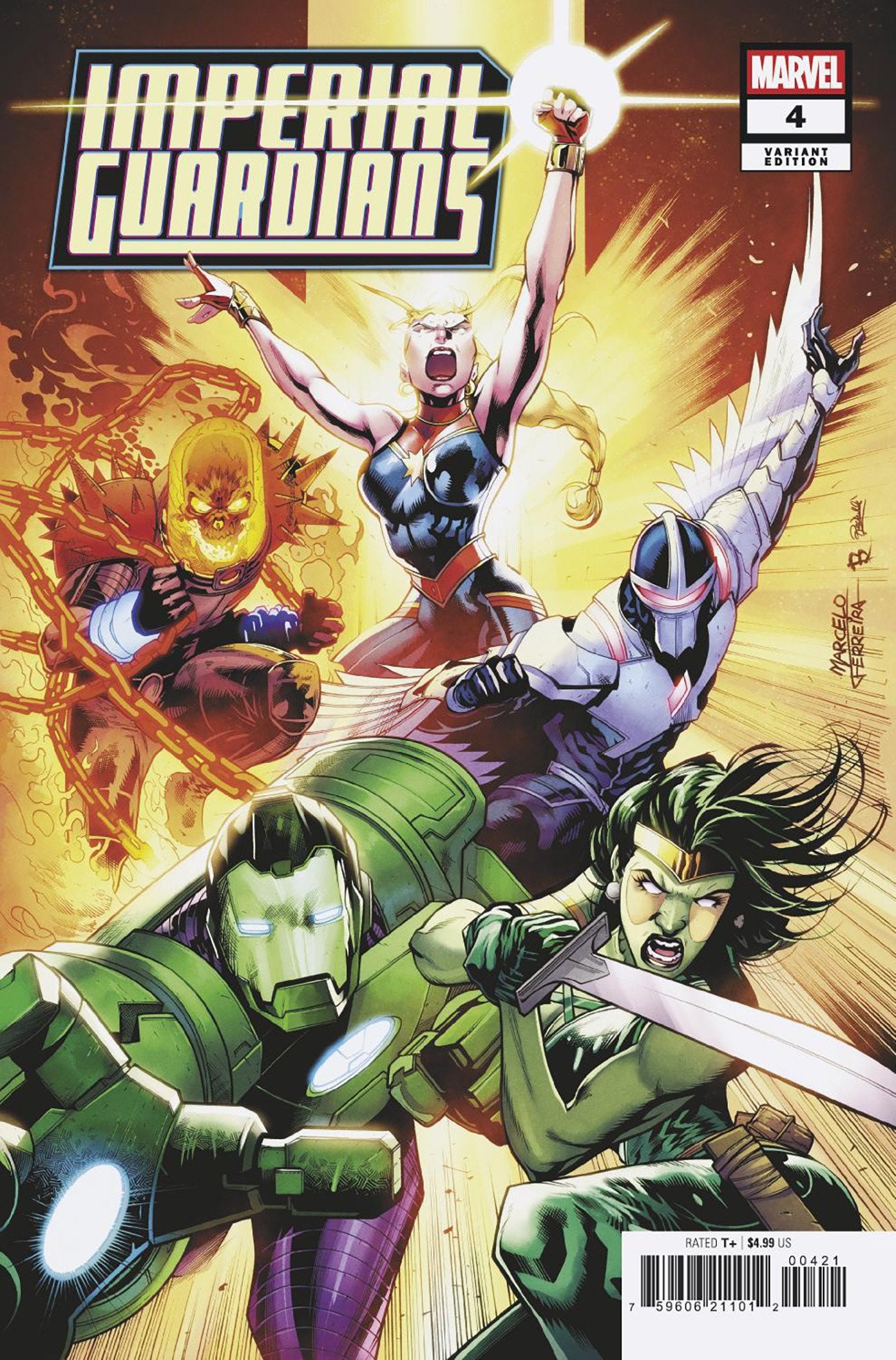 IMPERIAL GUARDIANS #4 MARCELO FERREIRA VARIANT ISBN: 75960621101200421 - FOC DATE: 5/17/26  - Release Date: 6/17/26