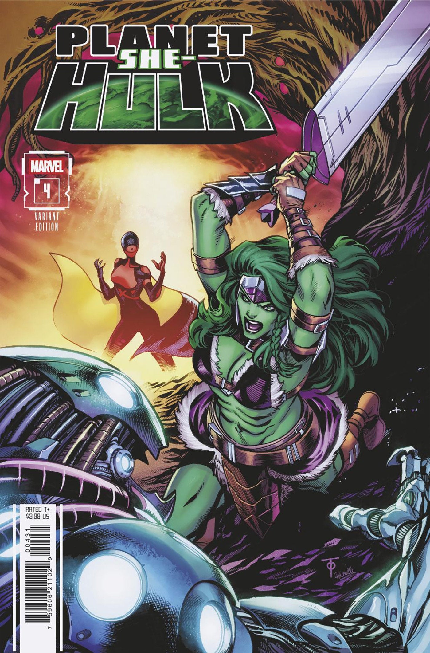 PLANET SHE-HULK #4 MARCUS TO VARIANT ISBN: 75960621102900431 - Release Date: 2/11/26