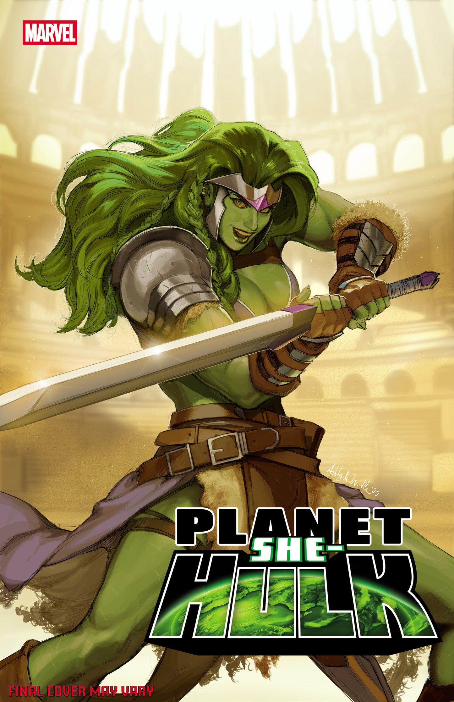 PLANET SHE-HULK #5 ASHLEY WITTER SHE-HULK VARIANT ISBN: 75960621102900521 - FOC DATE: 2/16/26  - Release Date: 3/18/26