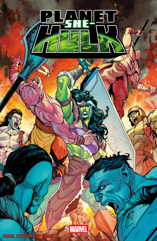 PLANET SHE-HULK #5 STEFANO CASELLI VARIANT ISBN: 75960621102900531 - FOC DATE: 2/16/26  - Release Date: 3/18/26