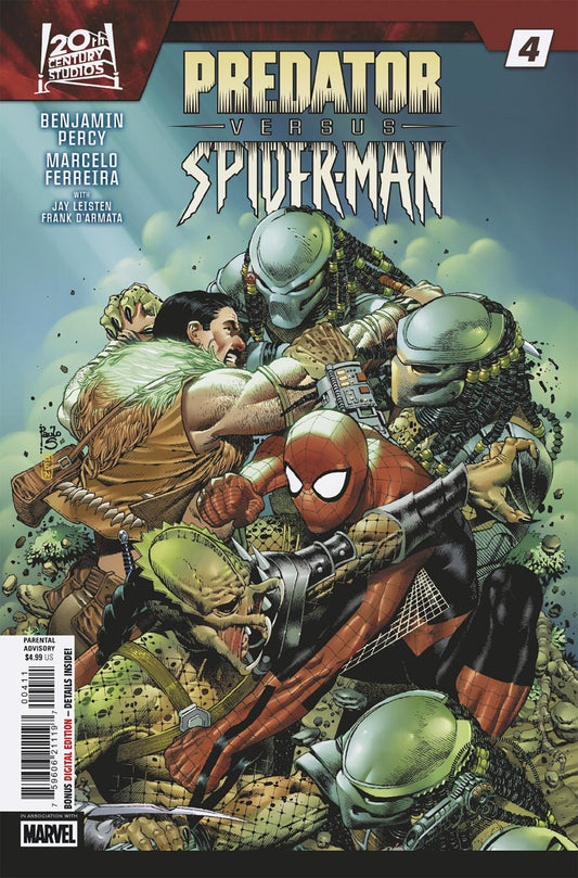 PREDATOR VS. SPIDER-MAN #4 - ISBN: 75960621119700411 - Release Date:  7/16/25