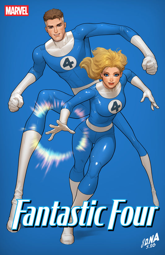 FANTASTIC FOUR #14 DAVID NAKAYAMA COLOR BLOCK BLUE VARIANT ISBN: 75960621122701421 - FOC DATE: 6/14/26  - Release Date: 7/15/26