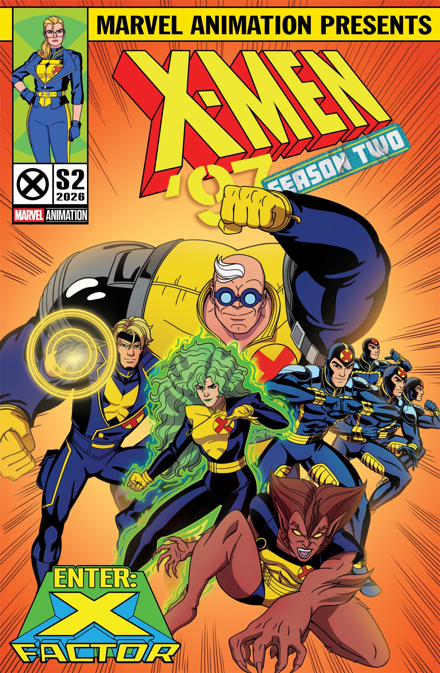 X-MEN '97: SEASON TWO #5 ANIMATION VARIANT ISBN: 75960621123400521 - FOC DATE: 9/13/26  - Release Date: 10/14/26