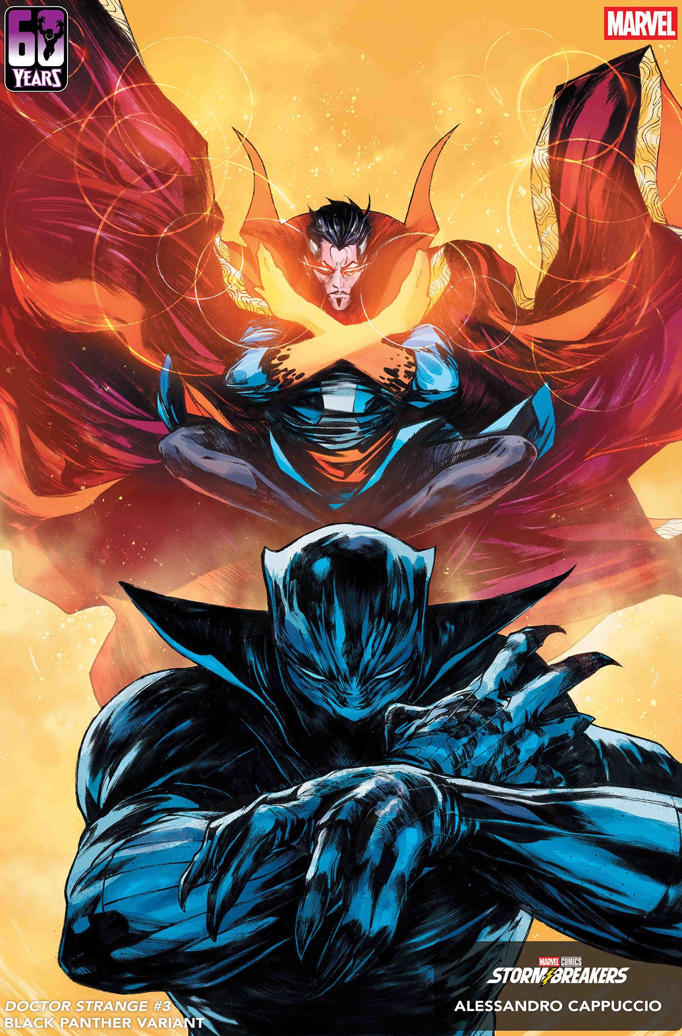 DOCTOR STRANGE #3 ALESSANDRO CAPPUCCIO BLACK PANTHER VARIANT ISBN: 75960621125800321 - Release Date: 2/18/26