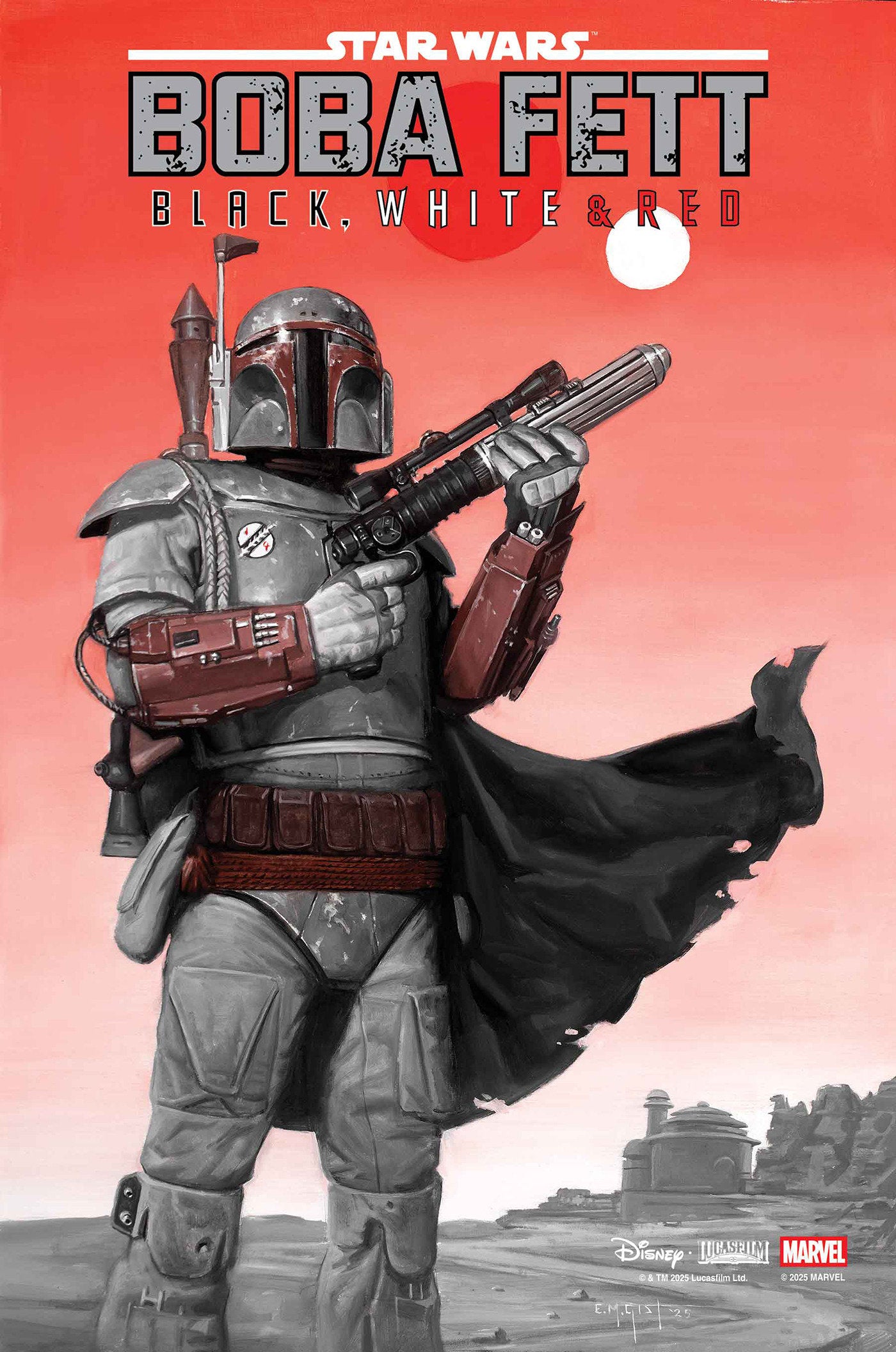 STAR WARS: BOBA FETT - BLACK, WHITE & RED #3 ISBN: 75960621132600311 - Release Date: 11/26/25