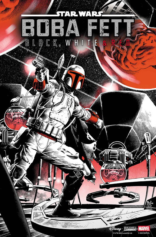 STAR WARS: BOBA FETT - BLACK, WHITE & RED #3 PAULO SIQUEIRA VARIANT ISBN: 75960621132600321 - Release Date: 11/26/25