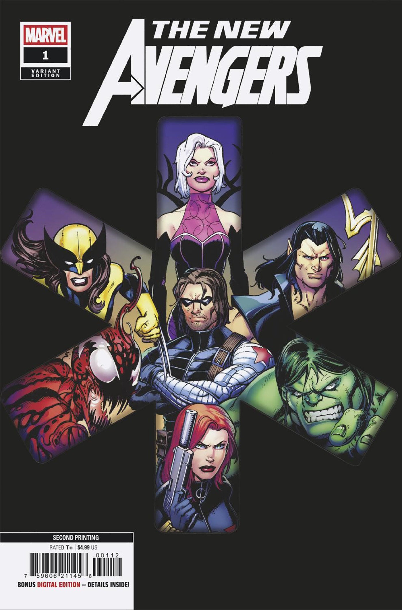 NEW AVENGERS #1 MARK BAGLEY 2ND PRINTING VARIANT - ISBN: 75960621145600112 - Release Date:  7/23/25