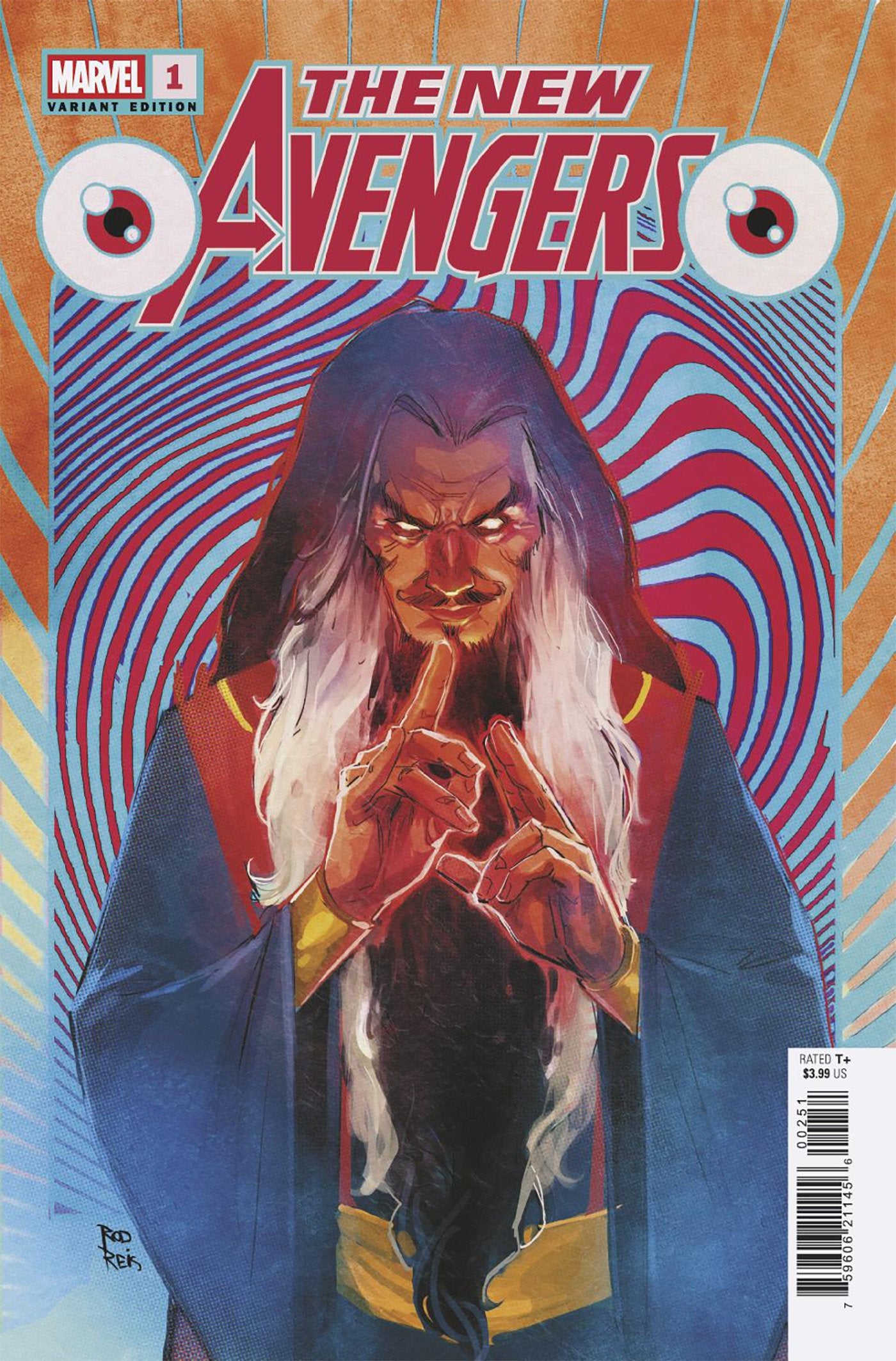 NEW AVENGERS #2 ROD REIS KILLUMINATI VARIANT - ISBN: 75960621145600251 - Release Date:  7/16/25