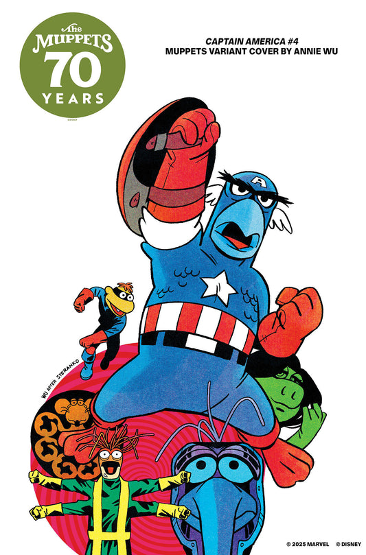 CAPTAIN AMERICA #4 ANNIE WU MUPPETS VARIANT ISBN: 75960621146300431 - Release Date: 10/15/25