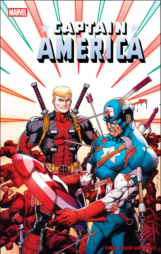 CAPTAIN AMERICA #9 MARK BAGLEY APRIL POOL'S DAY VARIANT ISBN: 75960621146300941 - FOC DATE: 3/23/26  - Release Date: 4/22/26