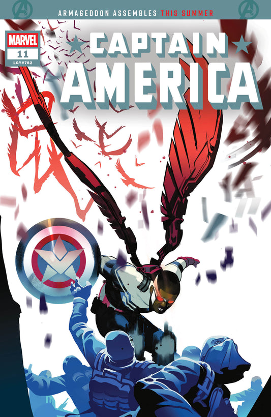 CAPTAIN AMERICA #11 BALDEMAR RIVAS VARIANT ISBN: 75960621146301141 - FOC DATE: 4/12/26  - Release Date: 5/13/26
