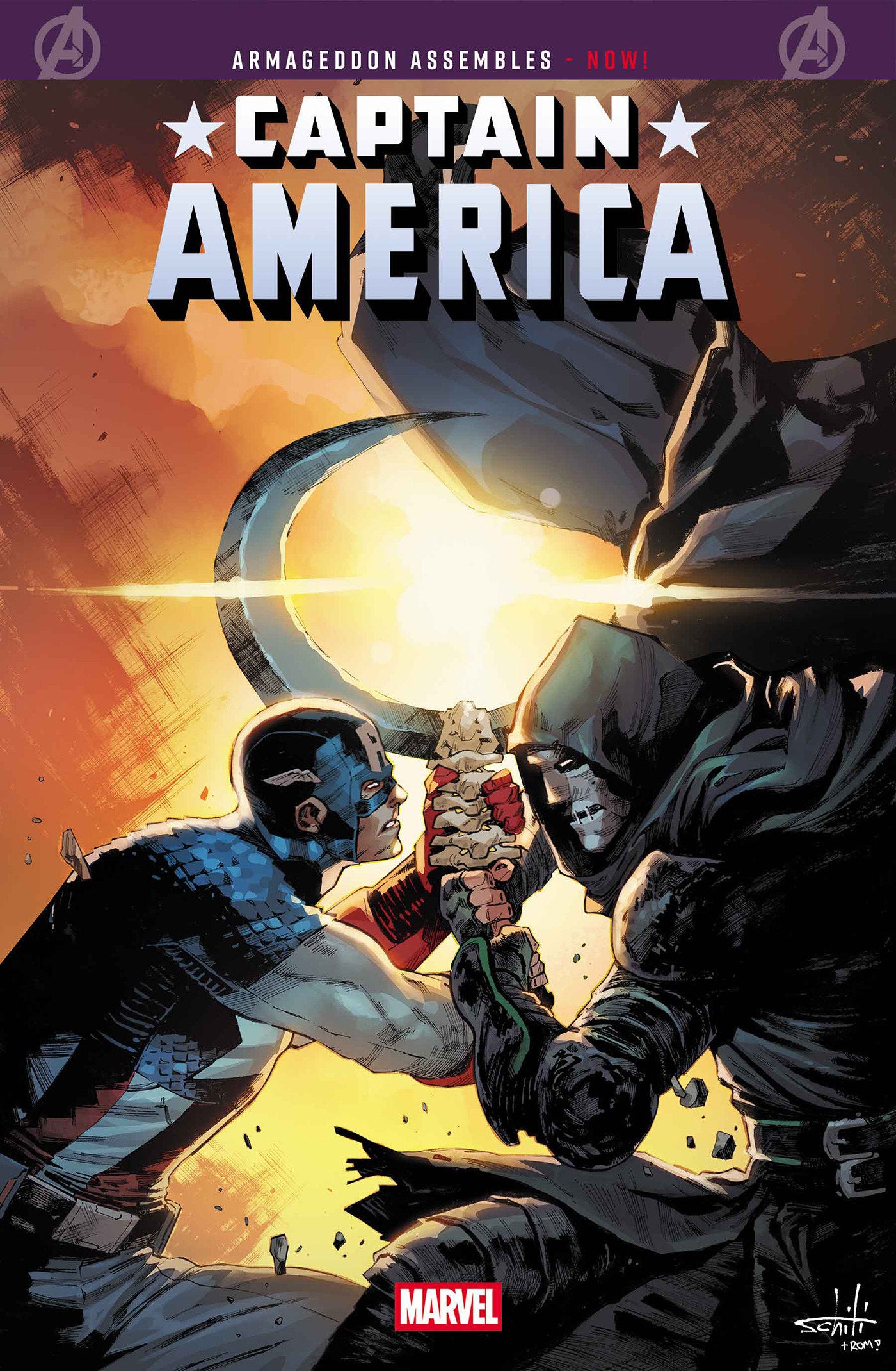 CAPTAIN AMERICA #14 [ARM] ISBN: 75960621146301411 - FOC DATE: 7/5/26  - Release Date: 8/5/26