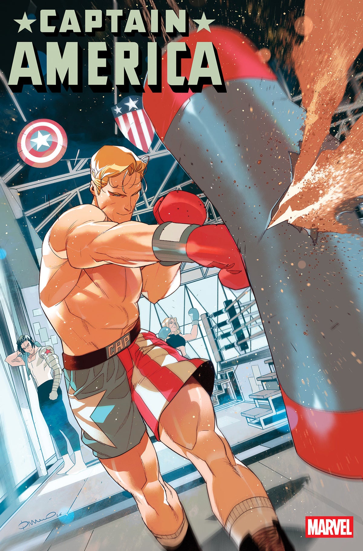 CAPTAIN AMERICA #17 SIMONE DI MEO WORKOUT VARIANT ISBN: 75960621146301751 - FOC DATE: 10/4/26  - Release Date: 11/11/26