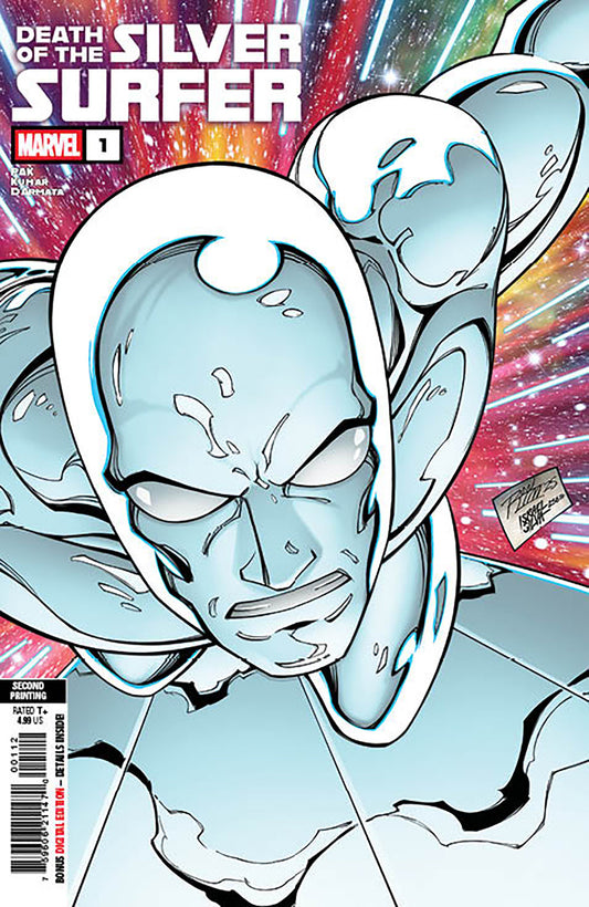 DEATH OF THE SILVER SURFER #1 RON LIM 2ND PRINTING VARIANT - ISBN: 75960621147000112 - Release Date:  7/23/25