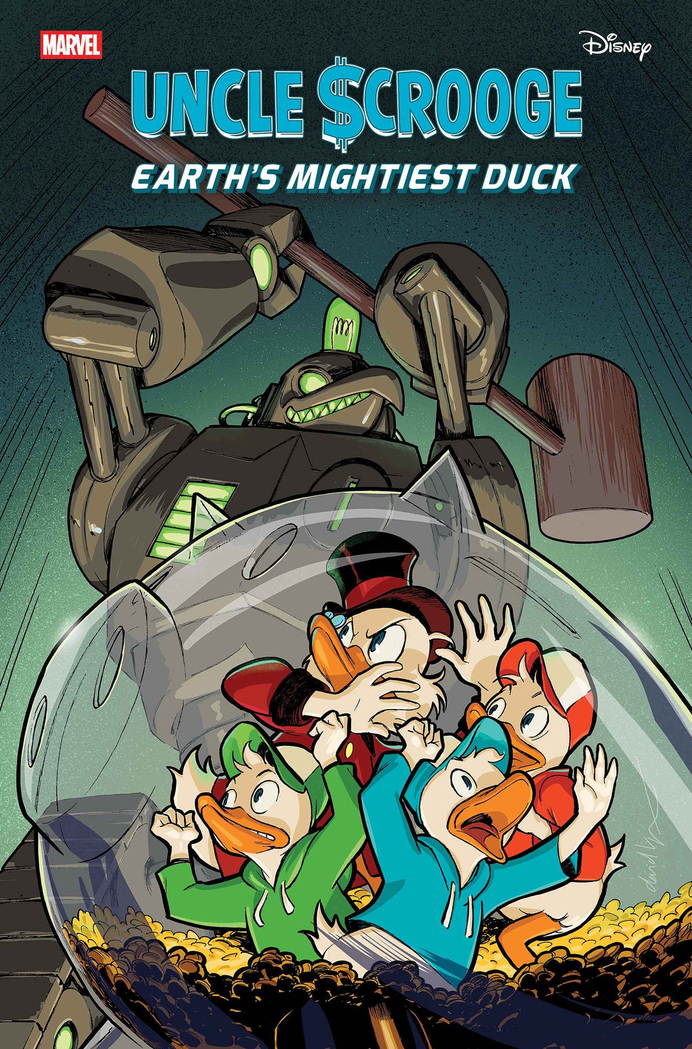 UNCLE SCROOGE: EARTH'S MIGHTIEST DUCK #2 DAVID LOPEZ VARIANT - 9/17/25 - Release Date:  9/17/25