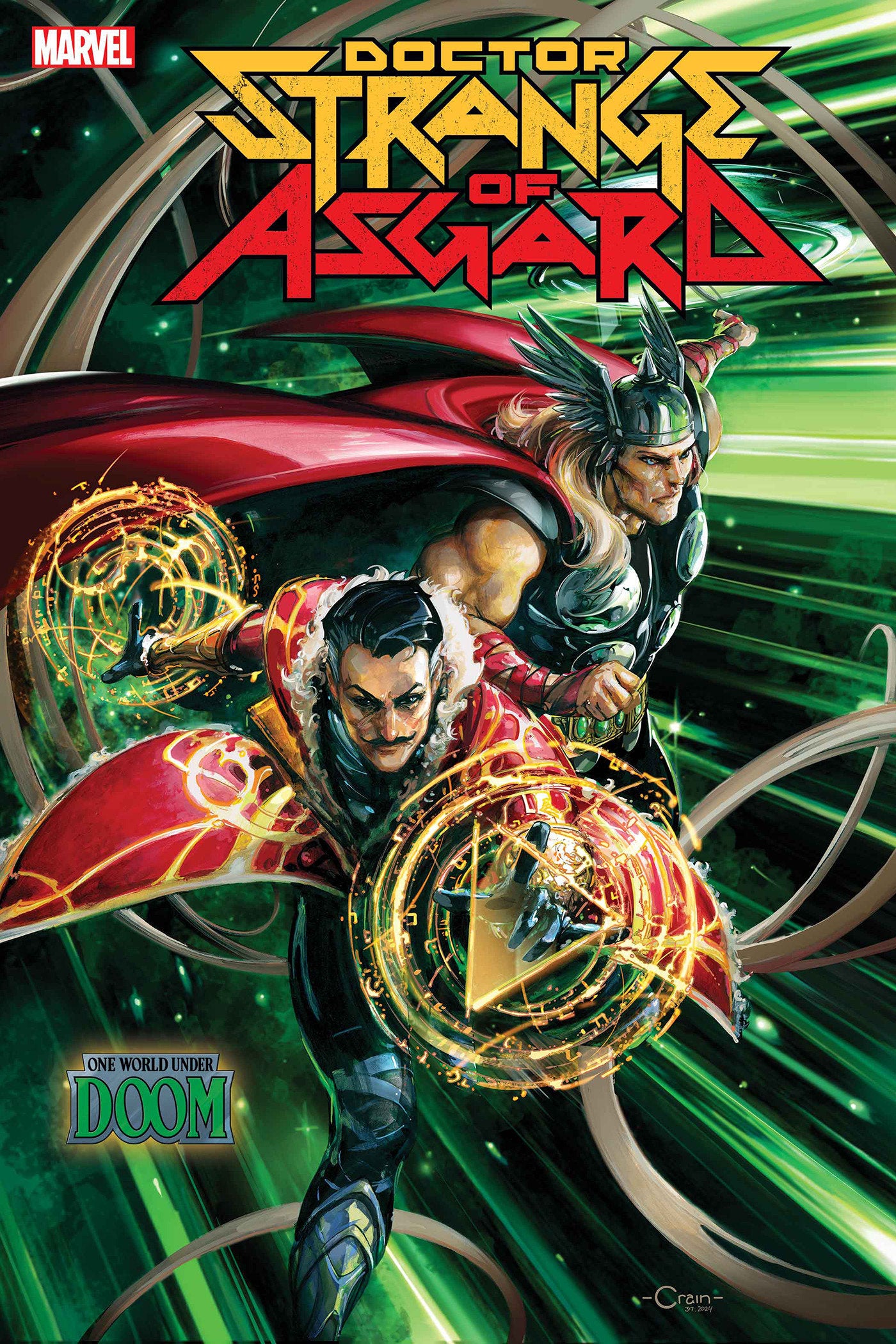 DOCTOR STRANGE OF ASGARD #1 CLAYTON CRAIN VARIANT [DOOM]  - Release Date:  3/5/25