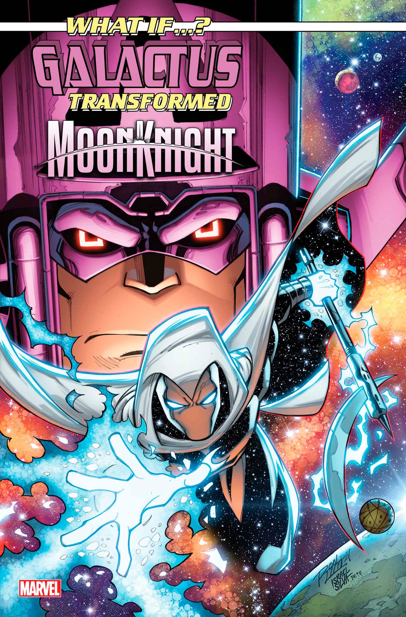 WHAT IF...? GALACTUS: GALACTUS TRANSFORMED MOON KNIGHT? #1  - Release Date:  1/15/25