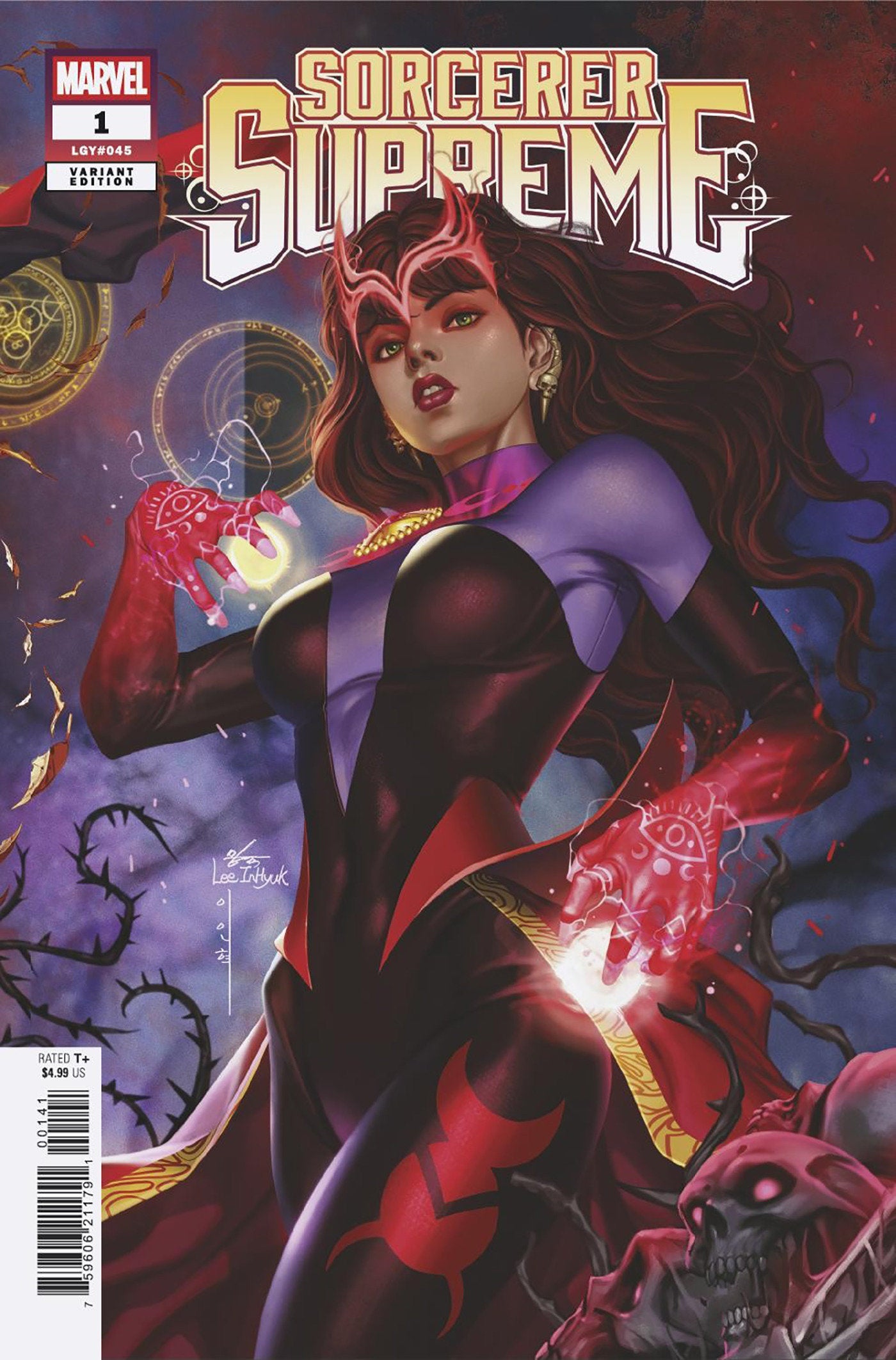 SORCERER SUPREME #1 INHYUK LEE 3 PART CONNECTING MAGIC VARIANT C ISBN: 75960621179100141 - Release Date: 12/31/25