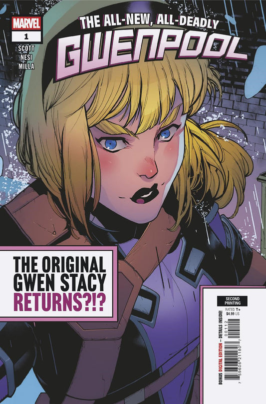 GWENPOOL #1 STEFANO NESI 2ND PRINTING VARIANT  - Release Date:  6/25/25