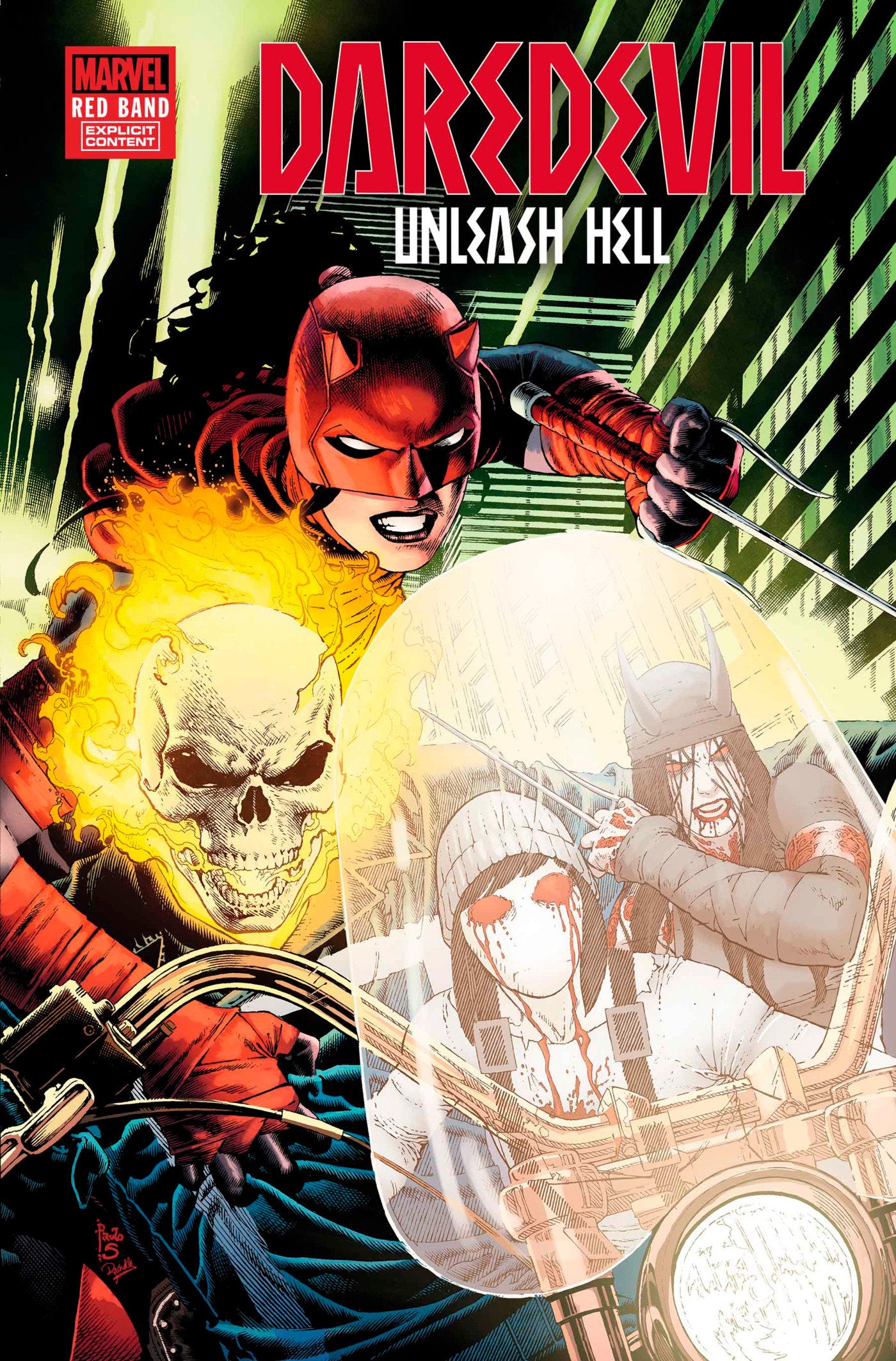 DAREDEVIL: UNLEASH HELL - RED BAND #4 [POLYBAGGED]  - Release Date:  04/16/2025