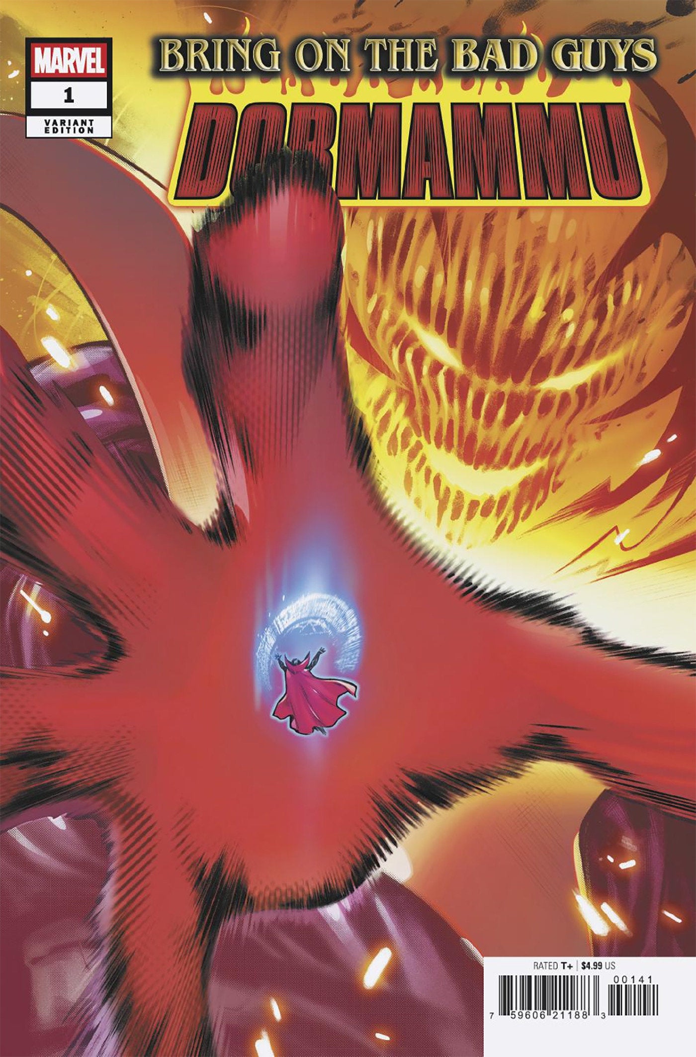 BRING ON THE BAD GUYS: DORMAMMU #1 JAVIER PINA VARIANT - ISBN: 75960621188300141 - Release Date:  8/20/25