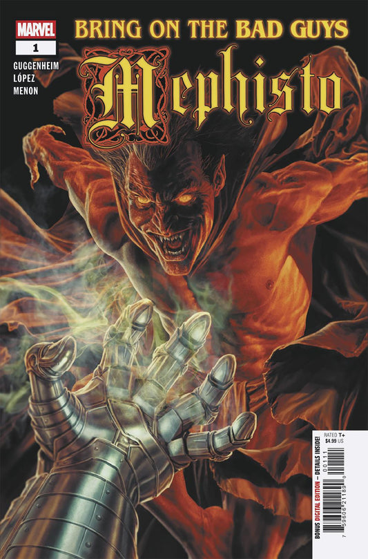 BRING ON THE BAD GUYS: MEPHISTO #1 - ISBN: 75960621189000111 - Release Date:  8/27/25