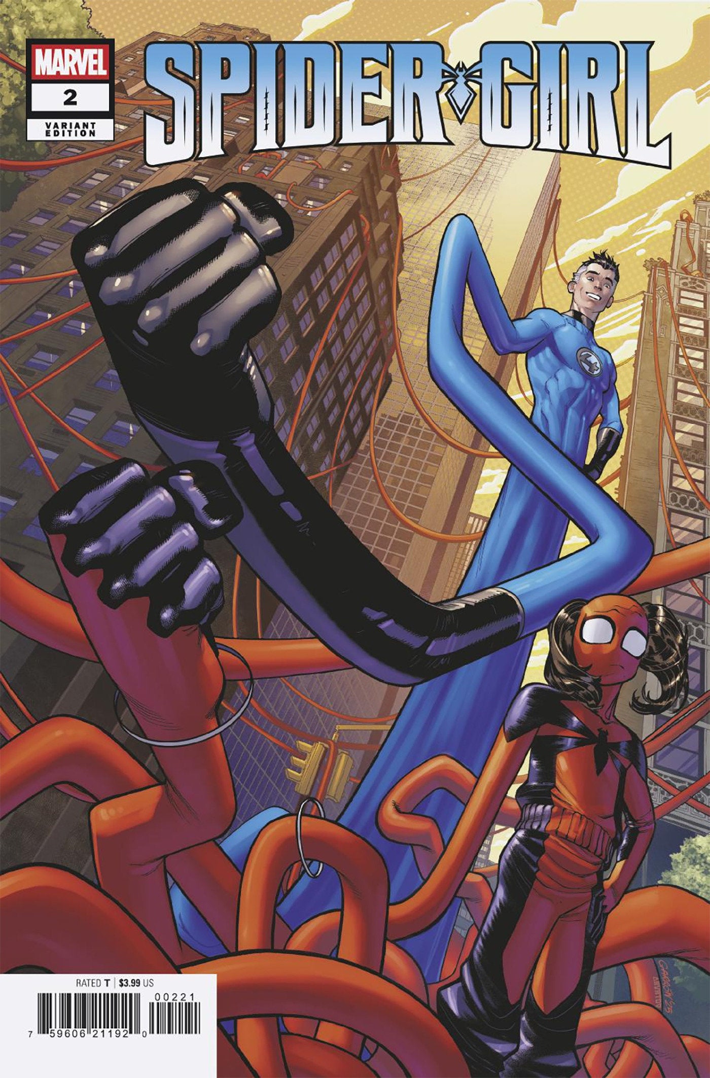 SPIDER-GIRL #2 JAVIER GARRON SPIDER-GIRL FUNHOUSE MIRROR VARIANT - ISBN: 75960621192000221 - Release Date:  7/16/25