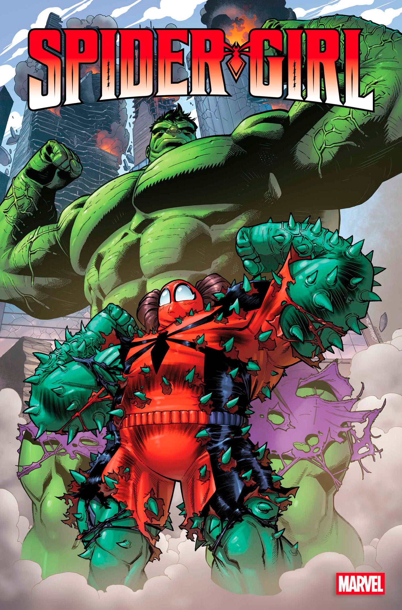 SPIDER-GIRL #3 JAVIER GARRON SPIDER-GIRL FUNHOUSE MIRROR VARIANT - ISBN: 75960621192000321 - Release Date:  8/20/25