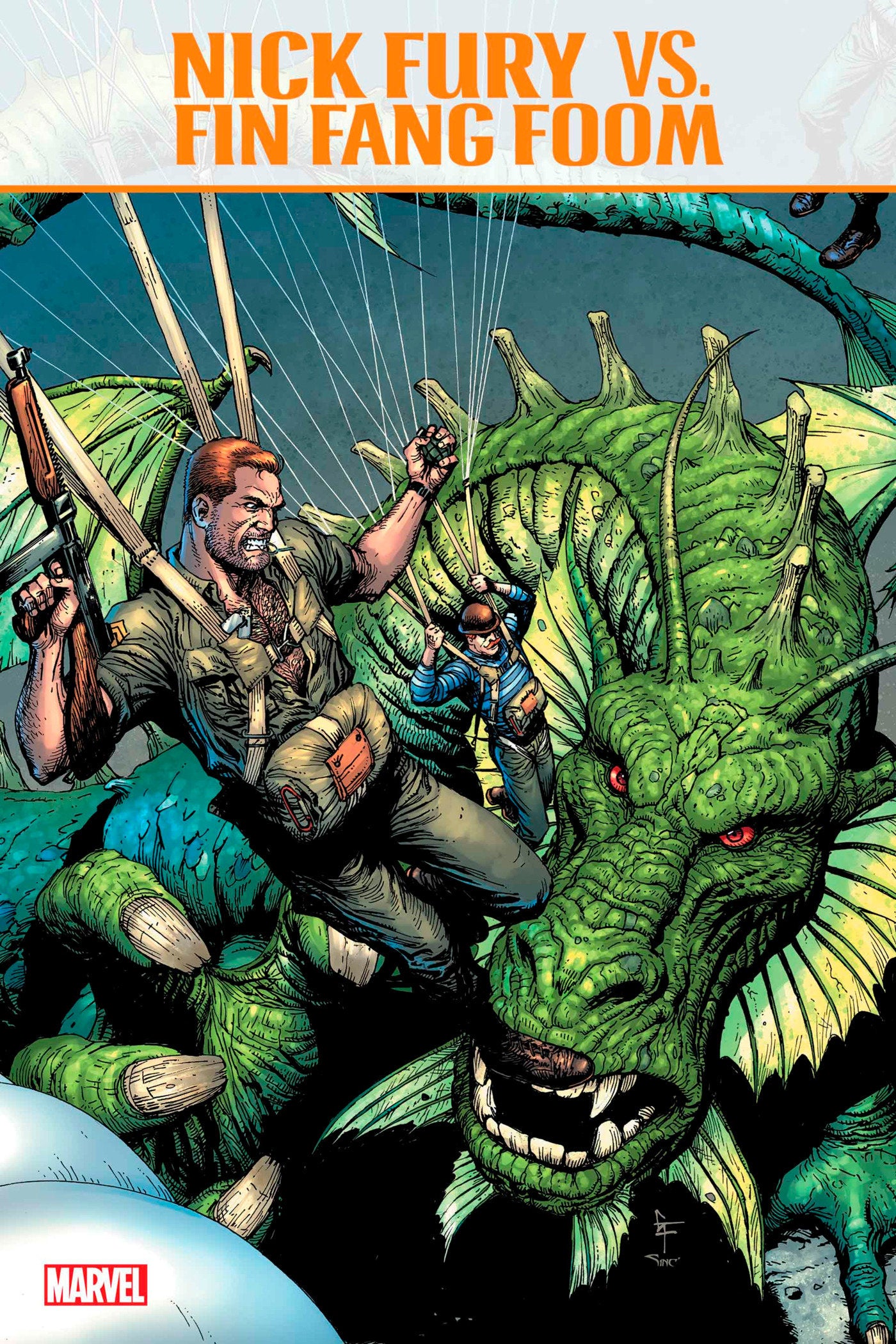 NICK FURY VS. FIN FANG FOOM #1  - Release Date:  3/12/25