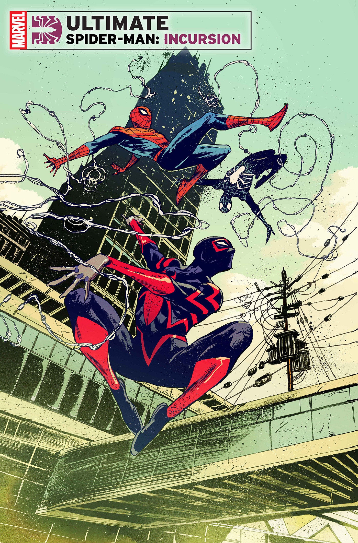 ULTIMATE SPIDER-MAN: INCURSION #2 SANFORD GREENE VARIANT  - Release Date:  7/9/25