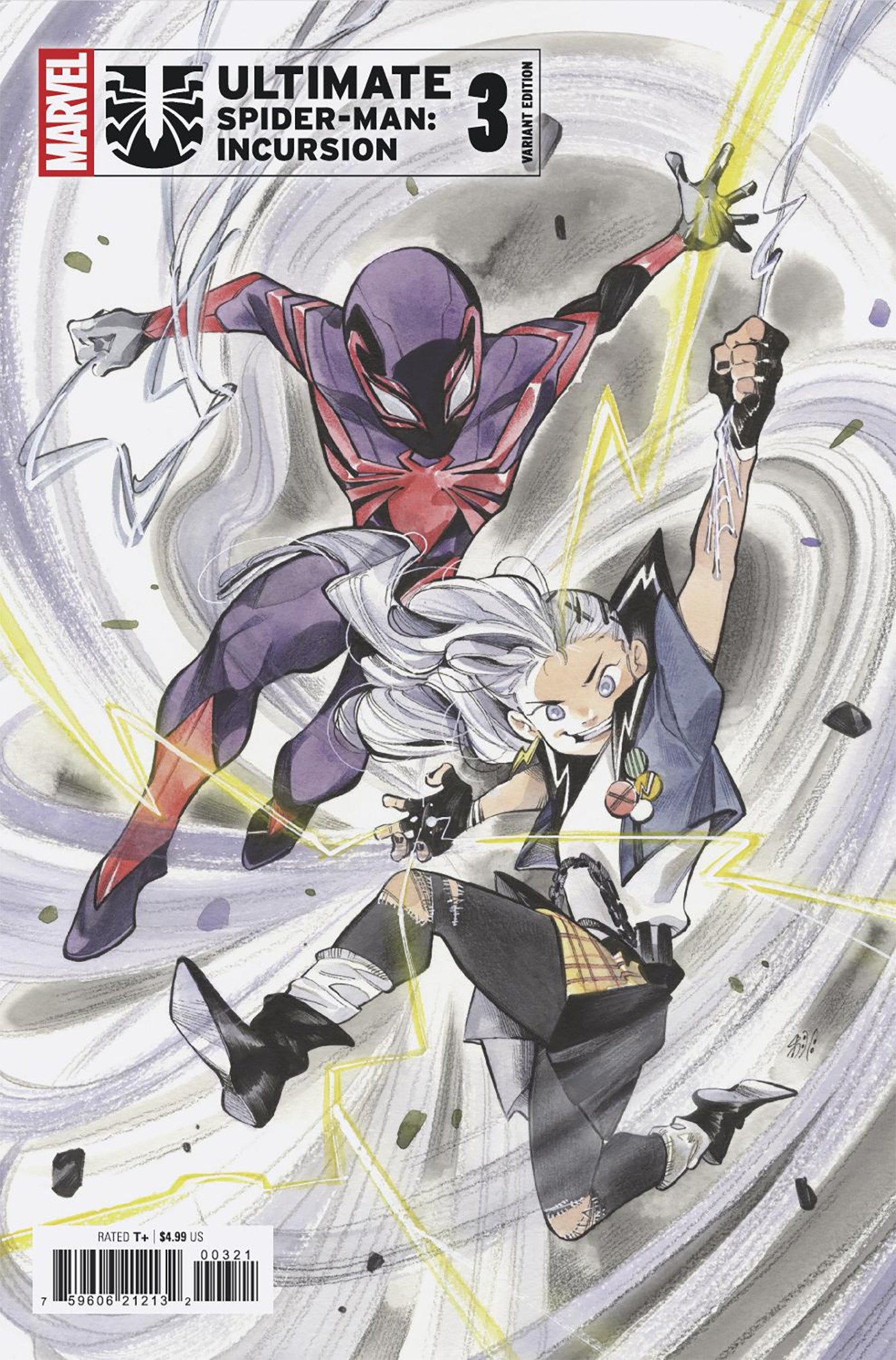 ULTIMATE SPIDER-MAN: INCURSION #3 PEACH MOMOKO VARIANT - ISBN: 75960621213200321 - Release Date:  8/13/25