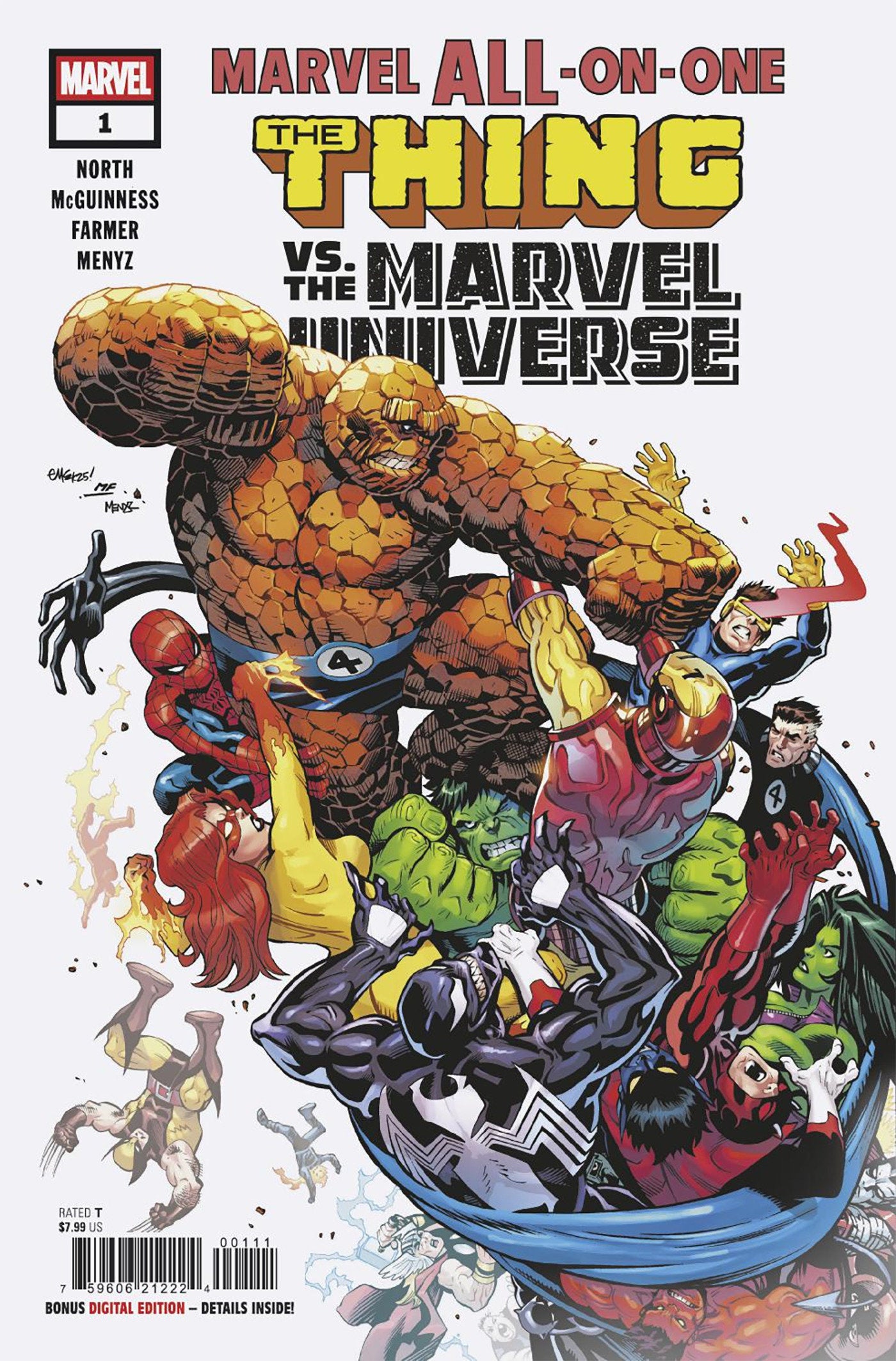 MARVEL ALL-ON-ONE #1 - ISBN: 75960621222400111 - Release Date:  8/20/25
