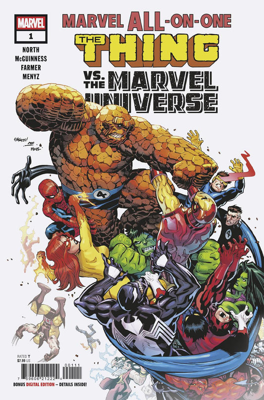MARVEL ALL-ON-ONE #1 - ISBN: 75960621222400111 - Release Date:  8/20/25