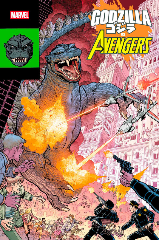 GODZILLA VS. AVENGERS #1 NICK BRADSHAW MONSTER HOMAGE VARIANT  - Release Date:  6/18/25