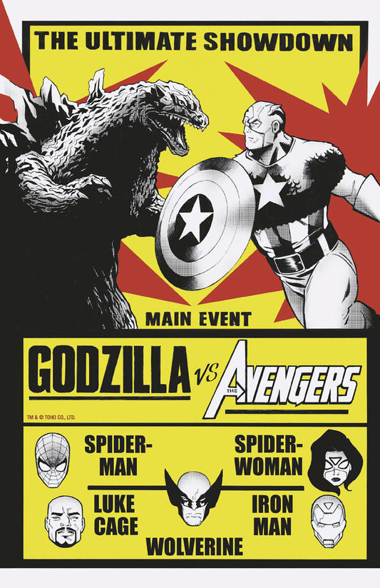 GODZILLA VS. AVENGERS #1 LEE GARBETT VERSUS VARIANT  - Release Date:  6/18/25