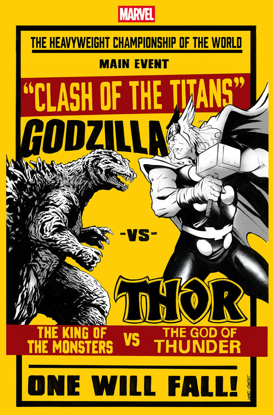 GODZILLA VS. THOR #1 LEE GARBETT VERSUS VARIANT  - Release Date:  7/2/25