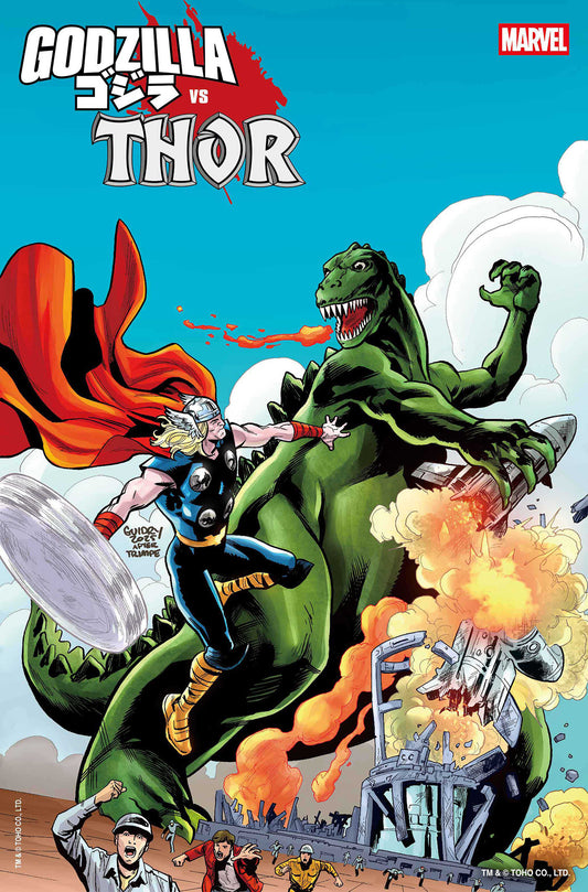 GODZILLA VS. THOR #1 GAVIN GUIDRY GODZILLA KING OF THE MONSTERS HOMAGE VARIANT  - Release Date:  7/2/25