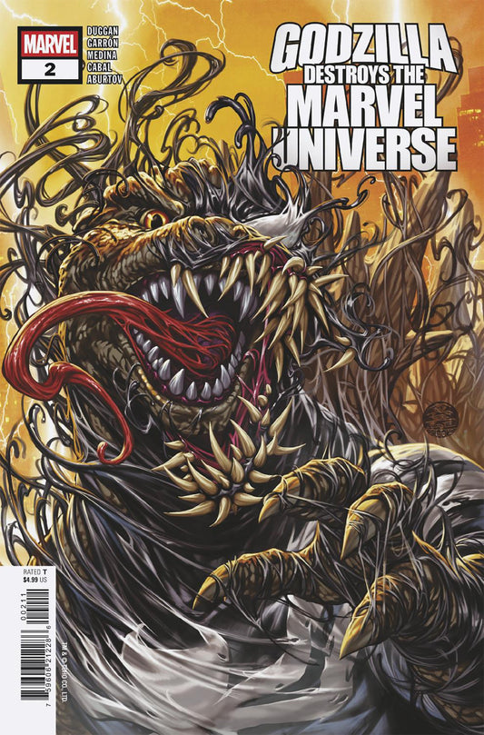 GODZILLA DESTROYS THE MARVEL UNIVERSE #2 - ISBN: 75960621228600211 - Release Date:  8/20/25