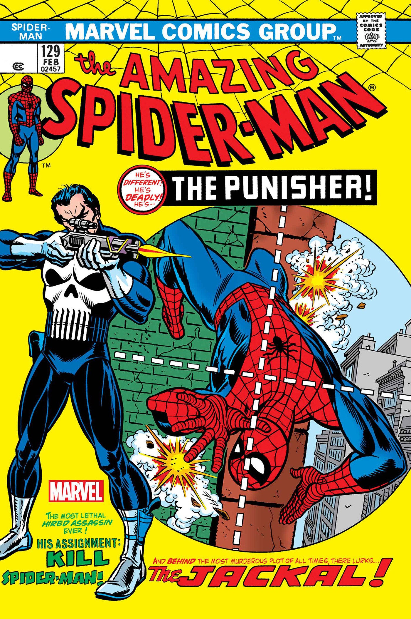 AMAZING SPIDER-MAN #129 FACSIMILE EDITION FOIL VARIANT [NEW PRINTING]  - Release Date:  2/12/25