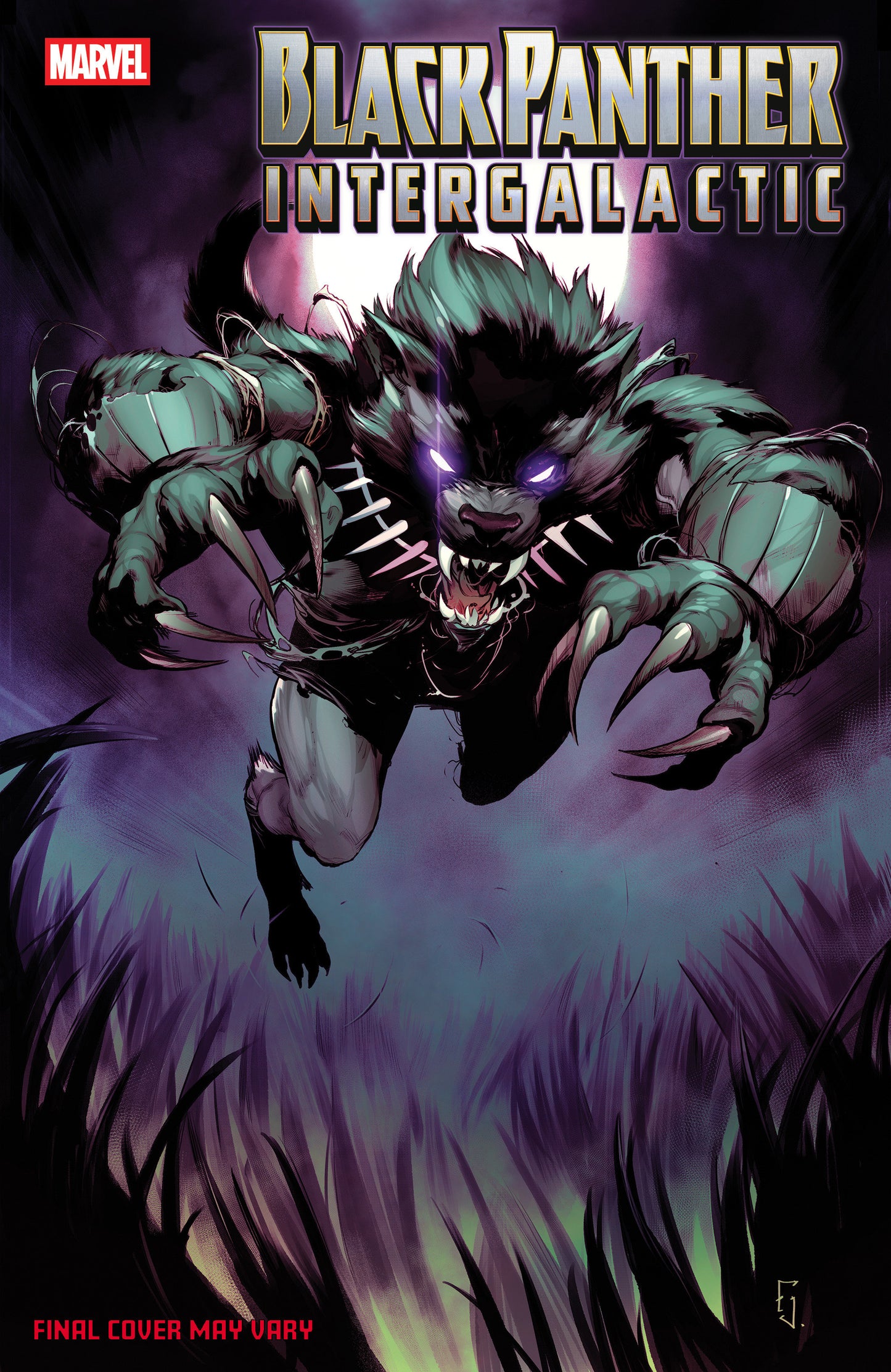 BLACK PANTHER: INTERGALACTIC #4 JUAN FRIGERI MARVEL MONSTER VARIANT ISBN: 75960621245300421 - FOC DATE: 2/16/26  - Release Date: 3/18/26
