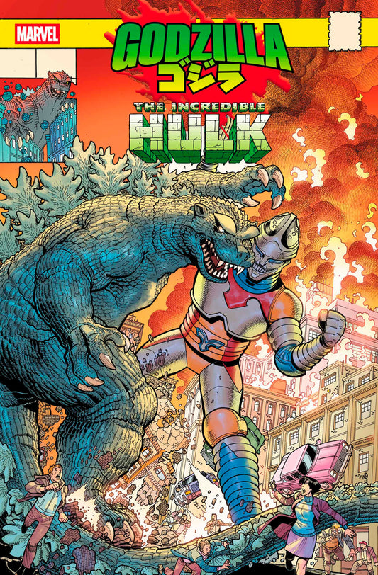 GODZILLA VS. HULK #1 NICK BRADSHAW MONSTER HOMAGE VARIANT  - Release Date:  04/16/2025