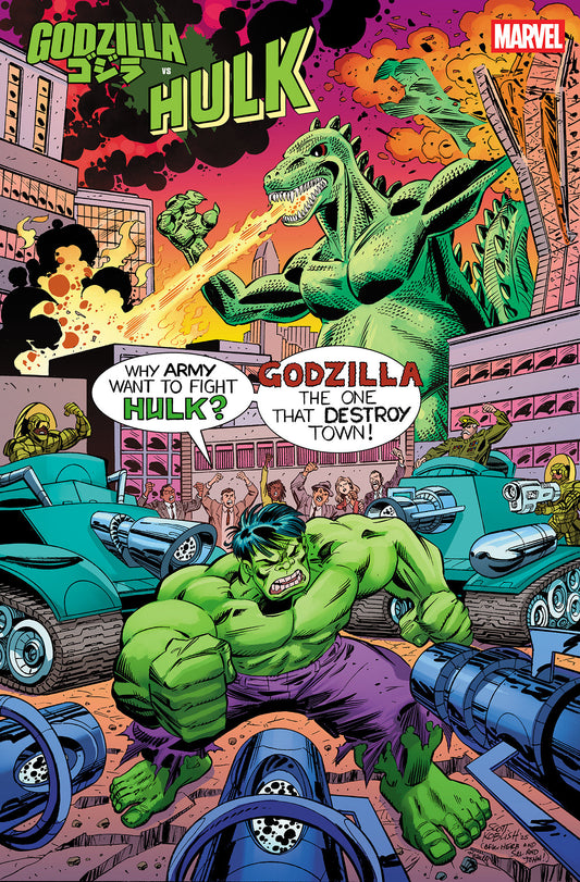 GODZILLA VS. HULK #1 SCOTT KOBLISH CLASSIC VARIANT  - Release Date:  04/16/2025