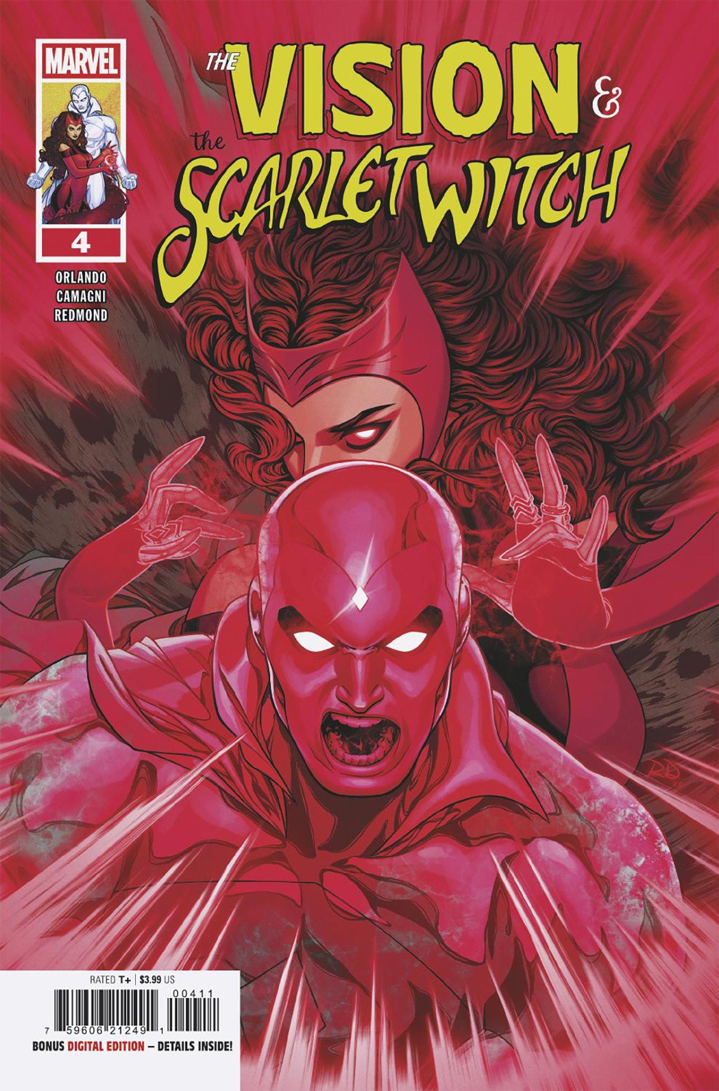 THE VISION & THE SCARLET WITCH #4 - ISBN: 75960621249100411 - Release Date:  8/20/25