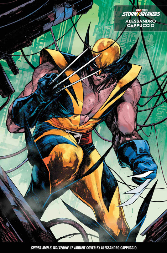 SPIDER-MAN & WOLVERINE #7 ALESSANDRO CAPPUCCIO FROM THE CHAOS A COSTUME VARIANT ISBN: 75960621258300721 - Release Date: 11/12/25