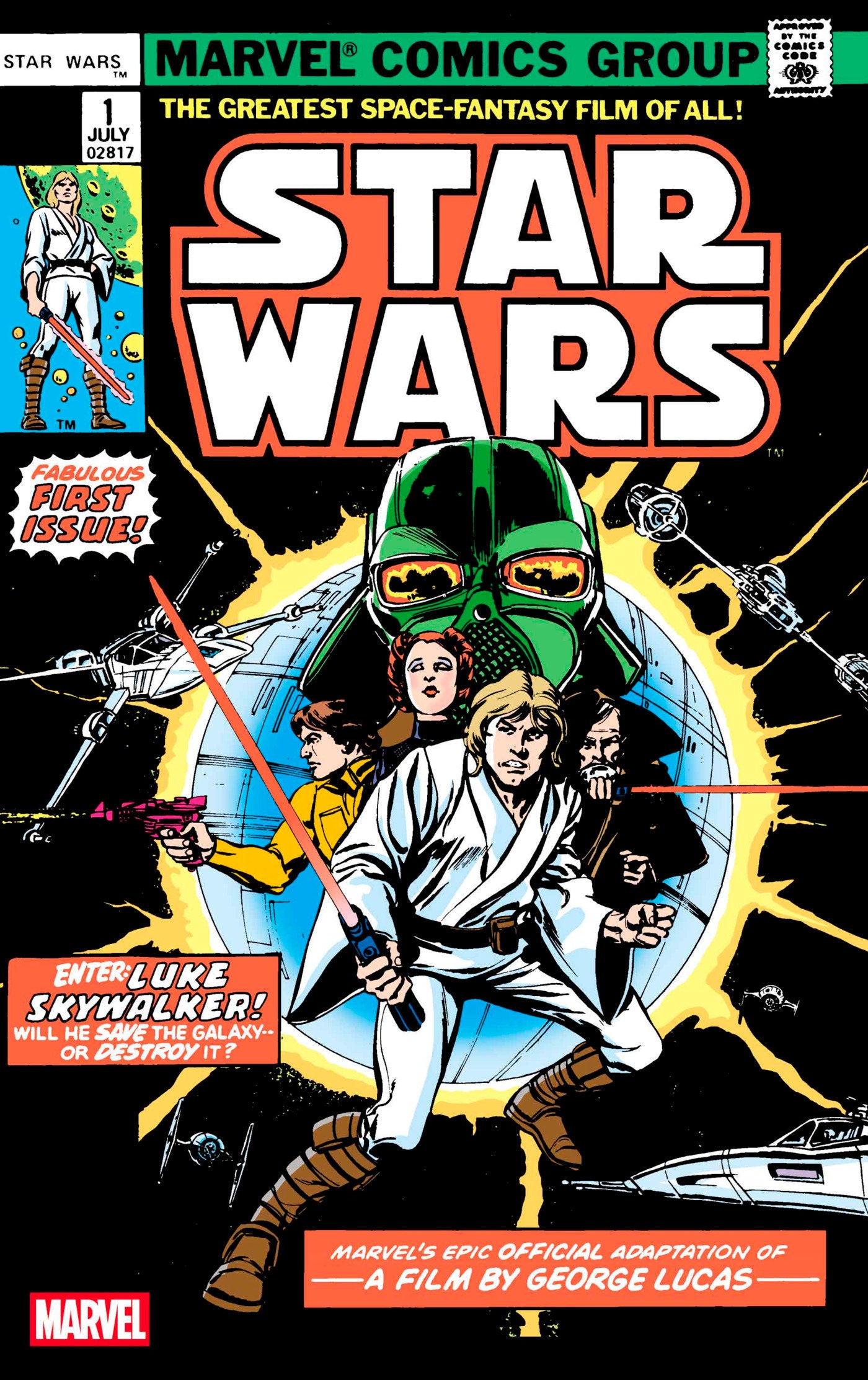STAR WARS 1977 #1 FACSIMILE EDITION [NEW PRINTING]  - Release Date:  4/9/25