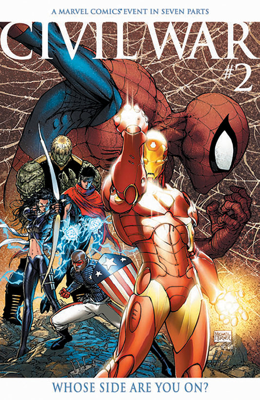 CIVIL WAR #2 FACSIMILE EDITION MICHAEL TURNER FOIL VARIANT - 9/17/25 - Release Date:  9/17/25