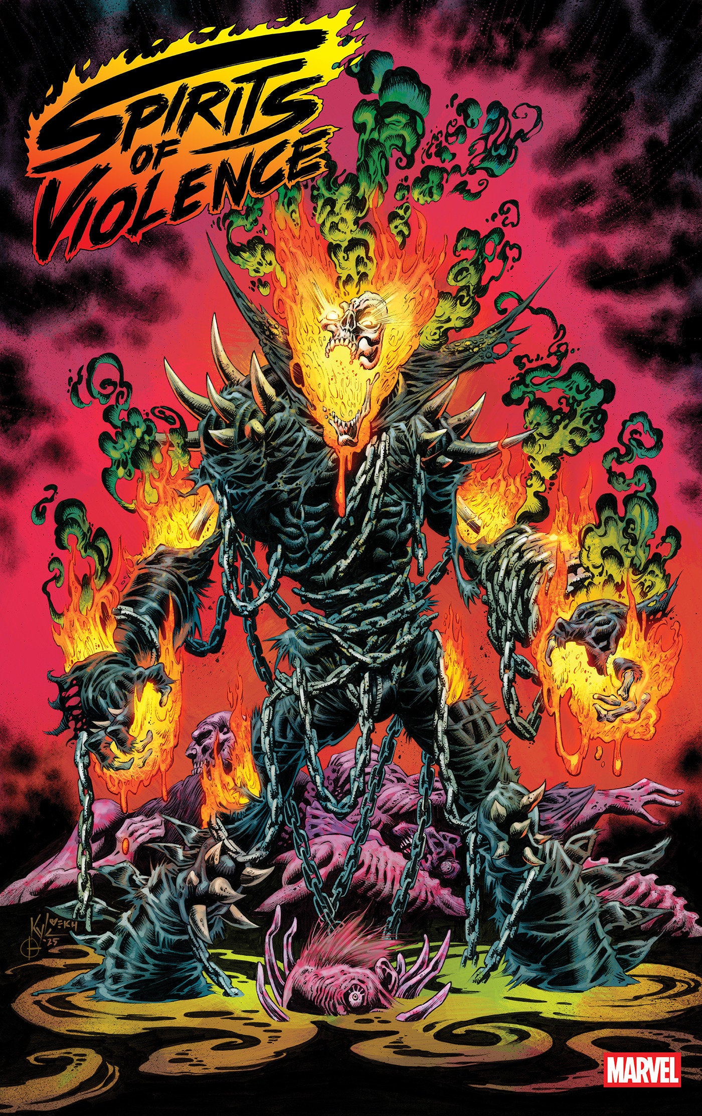 SPIRITS OF VIOLENCE #1 KYLE HOTZ MARVEL ZOMBIES VARIANT - 10/1/25 - ISBN: 75960621269900141