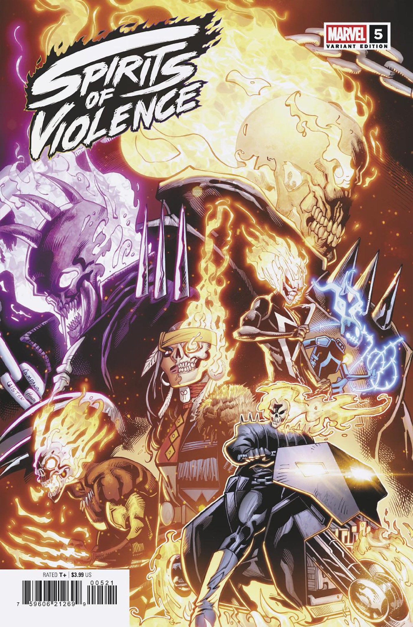 SPIRITS OF VIOLENCE #5 CHRIS CAMPANA VARIANT ISBN: 75960621269900521 - Release Date: 2/4/26
